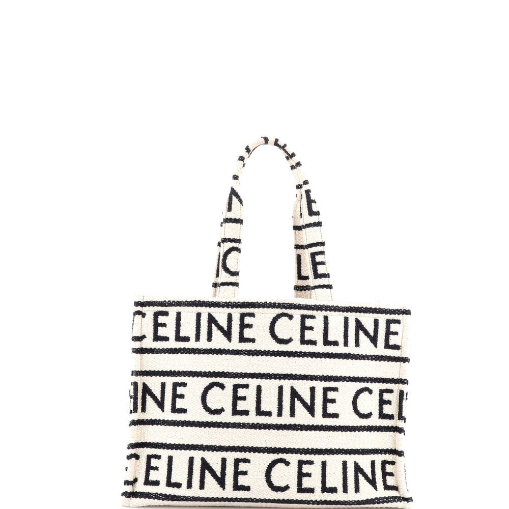 Celine Cabas Thais Tote Logo All Over #240289C15B - Picture 3 of 8